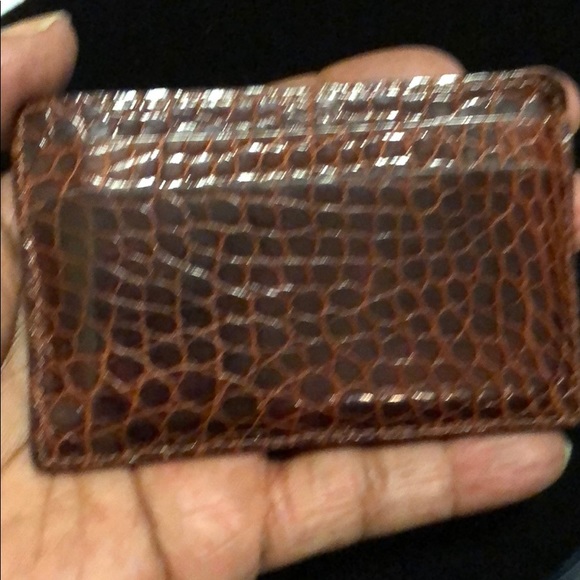 Alligator Card Case - Picture 3 of 4
